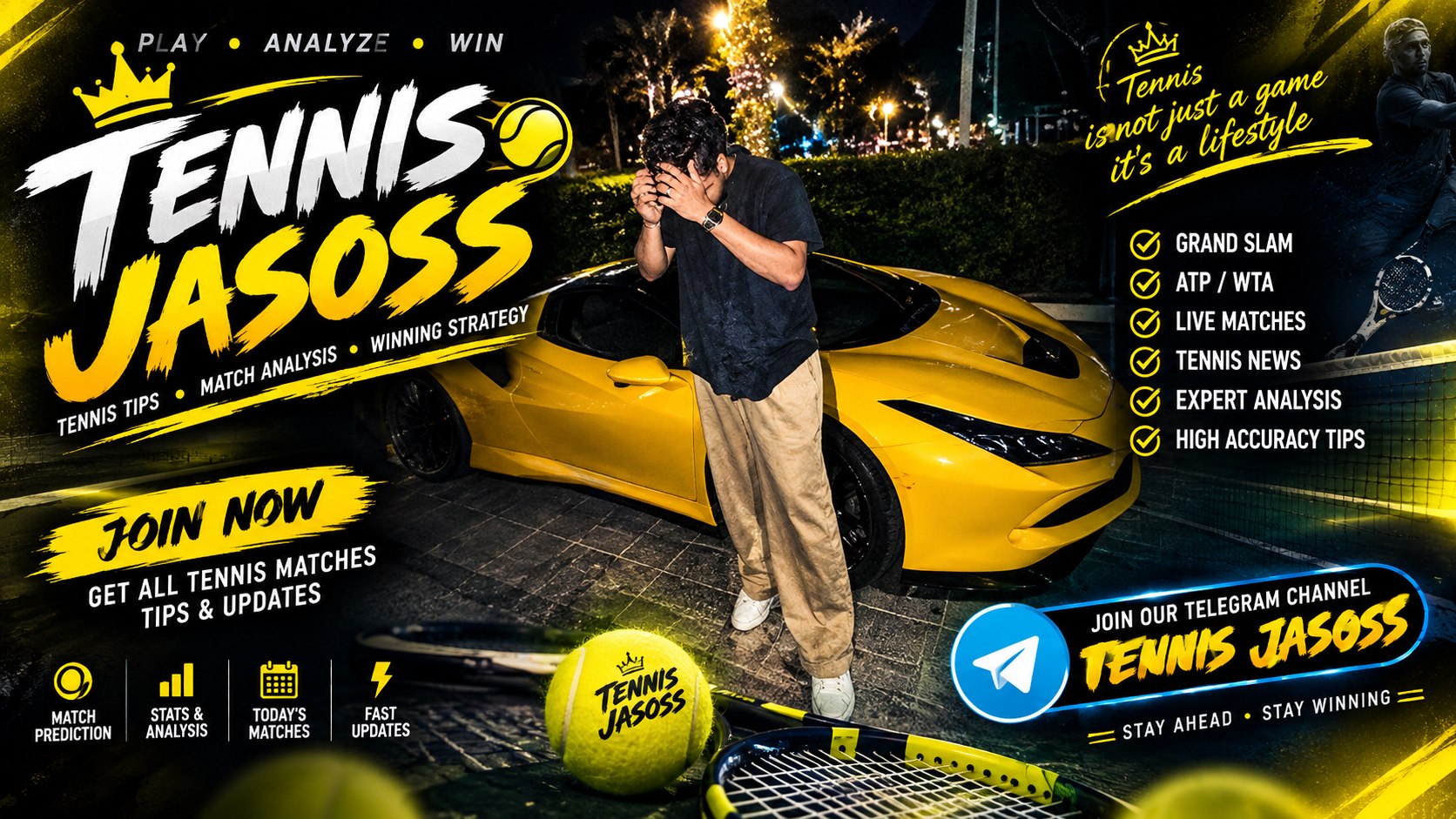 TENNIS JASOS JAFOR KHAN (TENNIS FOOTBALL TIPS)™