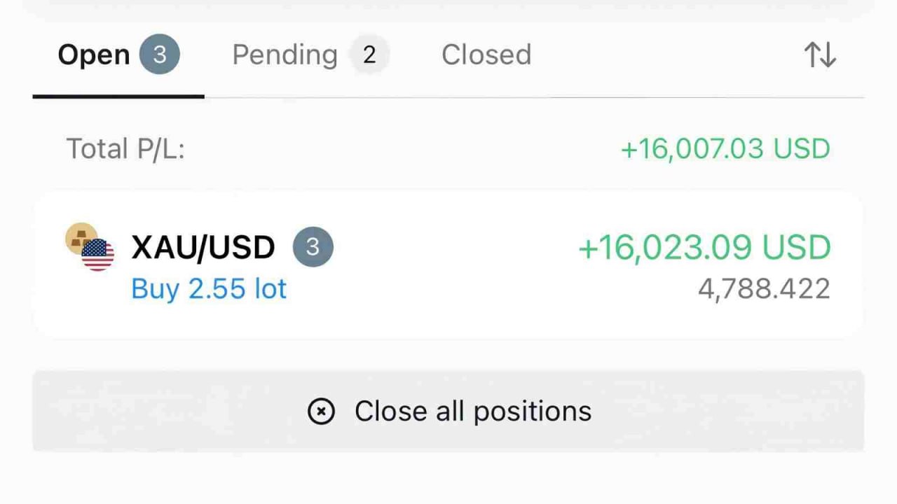 PASSING MY ACCOUNT