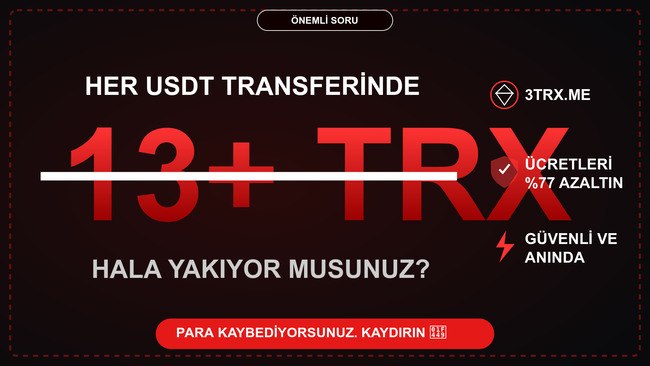 TRON Enerji Kiralama | Ucuz USDT Transferi