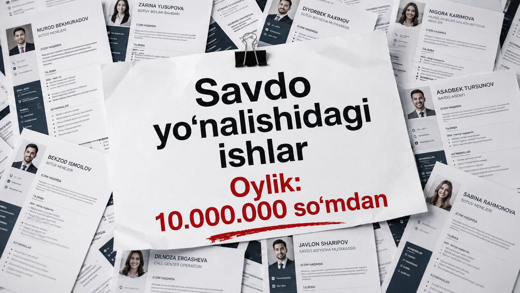 TOSHKENT ISH | Rasmiy kanal