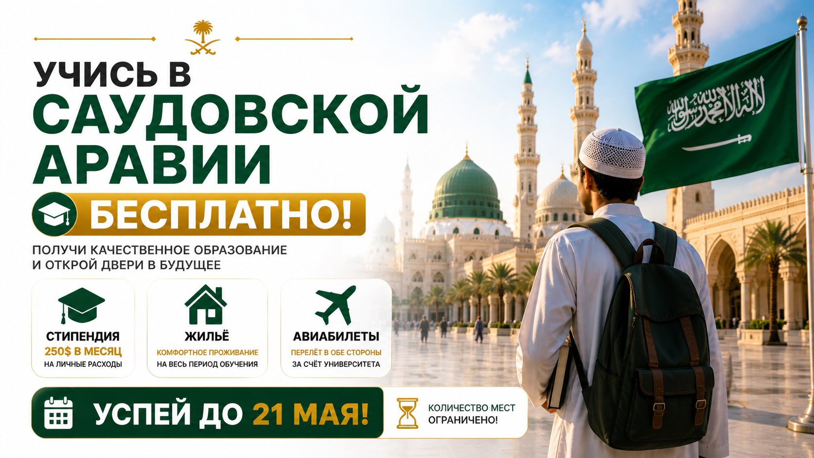 YUSR - Учёба в Саудовской Аравии и стран Залива