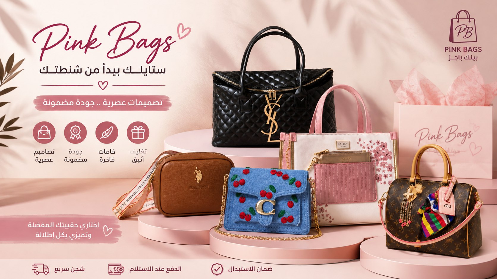 🎀 PINK BAGS 👜