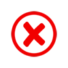❌