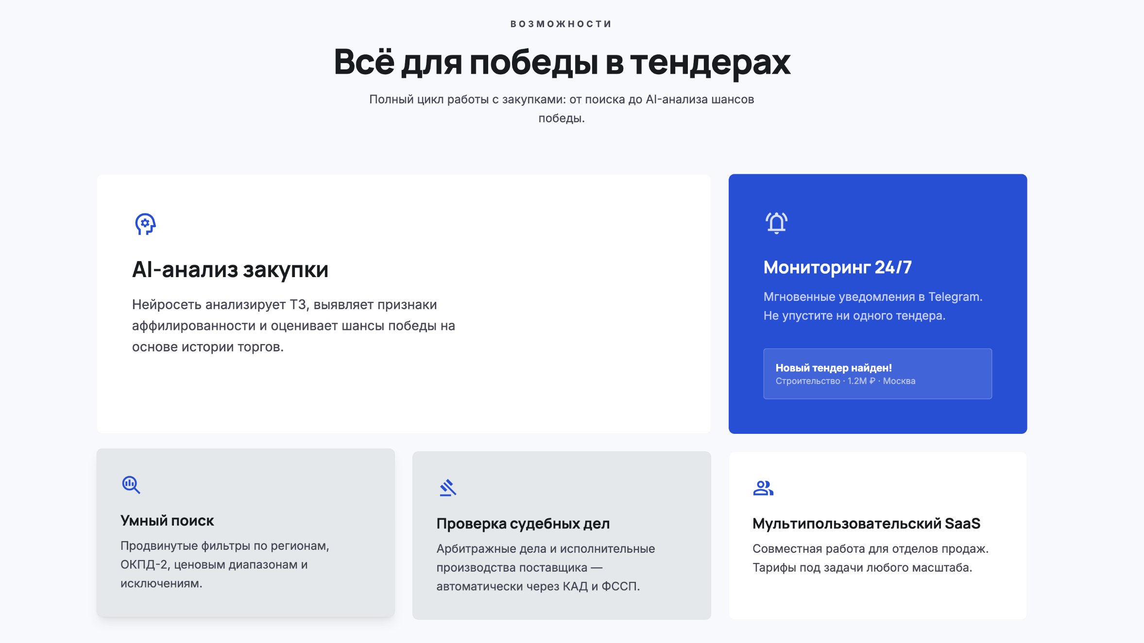 Госзакуп глазами AI